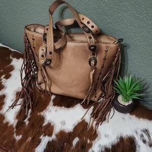 Montana West Leather Satchel Conceal Carry Handbag